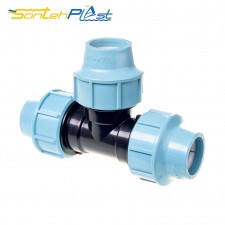 Тройник зажимной для ПНД труб